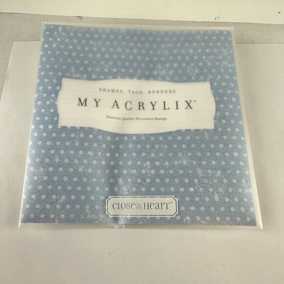 Close To My Heart My Acrylix Frames Tags Borders d1496 - Picture 2 of 3